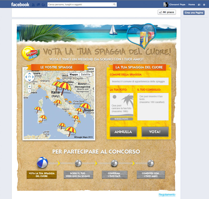 Lipton IceTea Facebook App2013